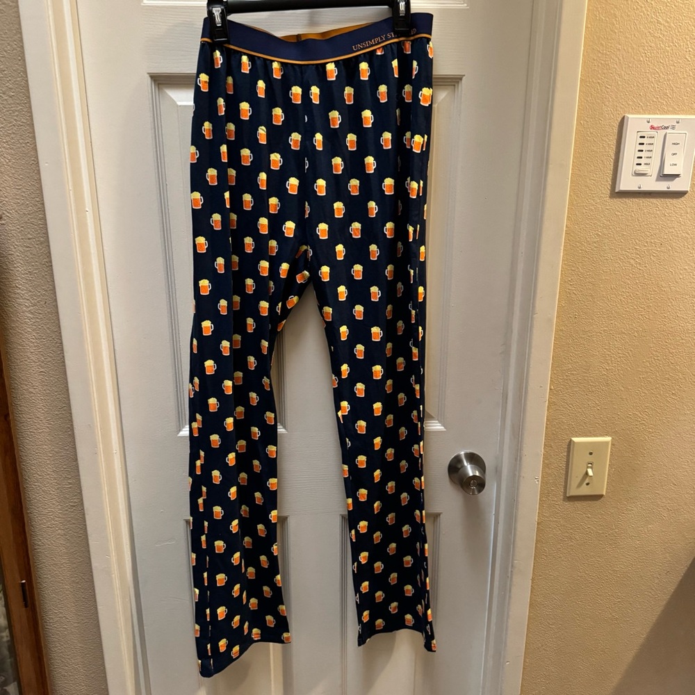 Unsimply Stitched Men’s Beer Mug Pajama Bottoms